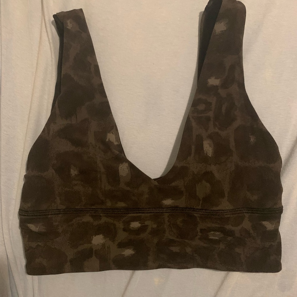 Lululemon Athletica leopard print Sports Bra